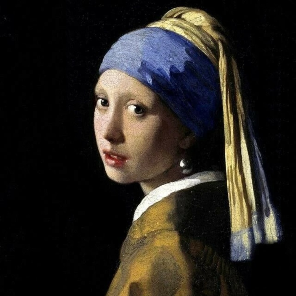 Jan Vermeer Art Print In a Wooden Frame